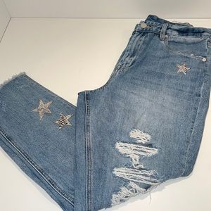 Blank NYC the Ludlow crop girlfriend jeans